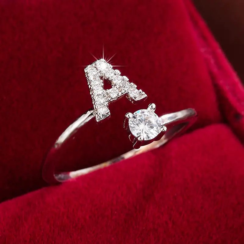LUXURY LETTER UNISIZE RING